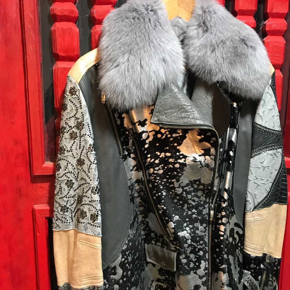 Kippys Crop Leather Jacket